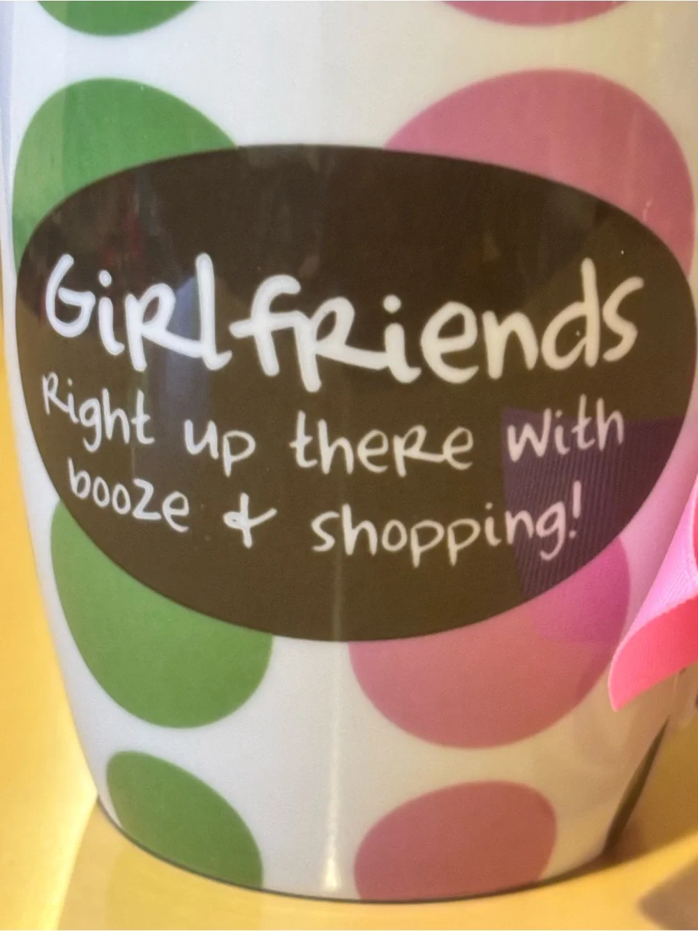 Pier 1 “GIRLFRIENDS” Porcelain Mug. GIFT IDEA.